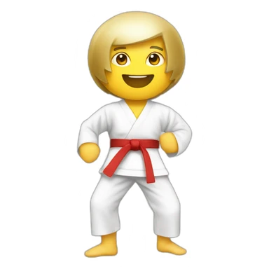 karate-winner-gold sticker