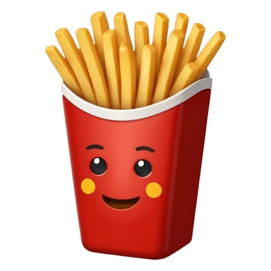Roblox French fries sticker