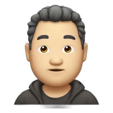 Old tanaka fat small hair sticker