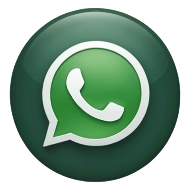 A whatsapp logo sticker