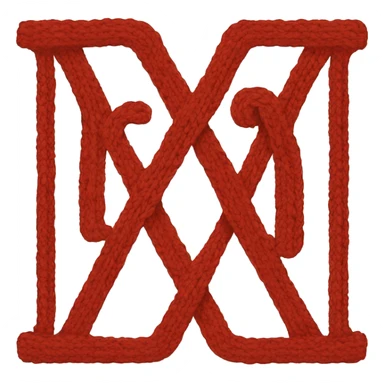 Harry Potter red knitted sweater with a letter R sticker