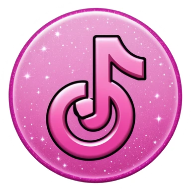 glitter pink symbol TikTok sticker