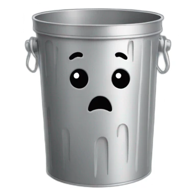 Crying wastebucket  sticker