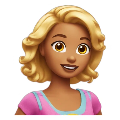 bibble from barbie sticker