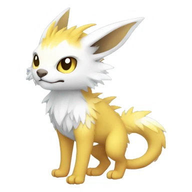 Cute cool fantasy animal hybrid Fakemon full body sticker