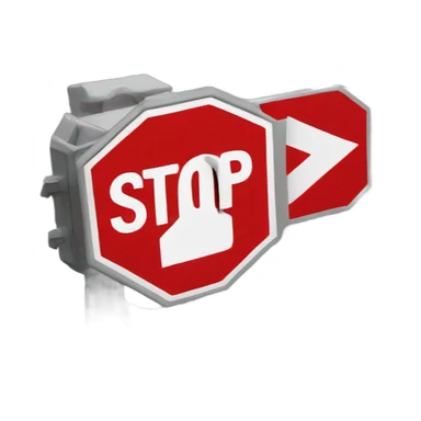 stop signel sticker