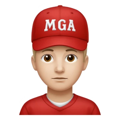 HAT with MAGA sticker