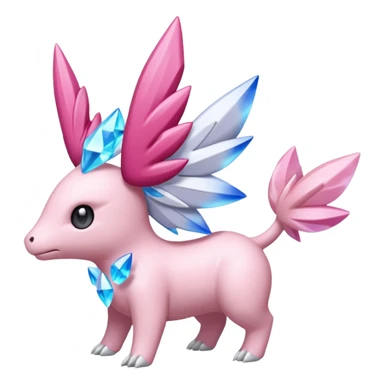 Diancie-Palkia-Amaura-Aurorus-aesthetic-fusion sticker