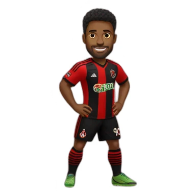 jogador do flamengo sticker