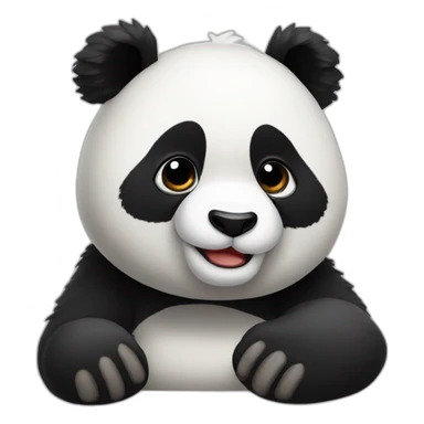 panda malvado sticker