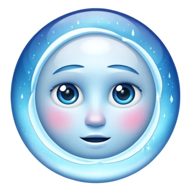 Frozen eclipse sticker