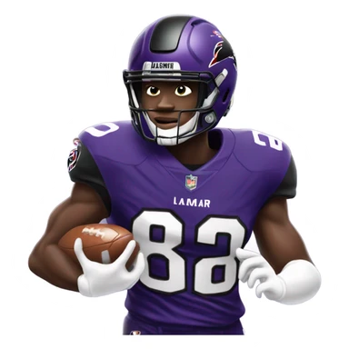 Lamar Jackson sticker