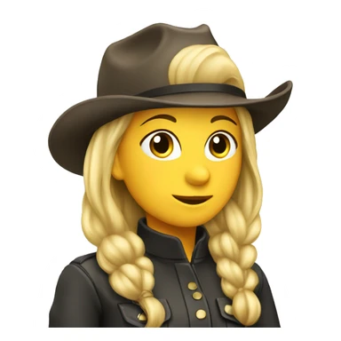 Equestrian girl sticker