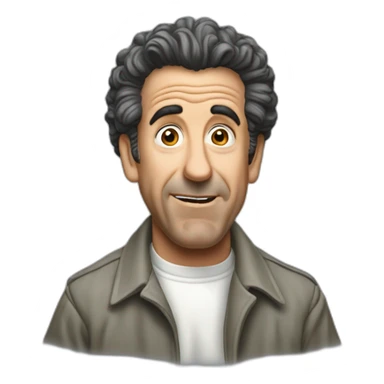 Kramer from Seinfeld upset sticker