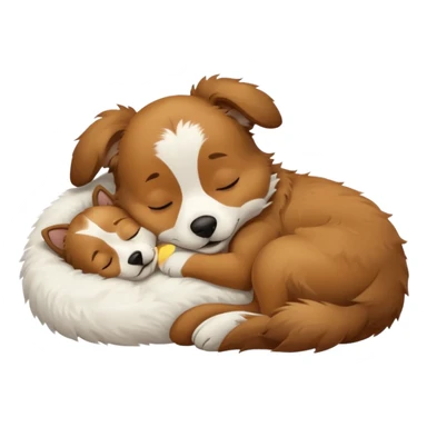 собака породи ауссі спить sticker