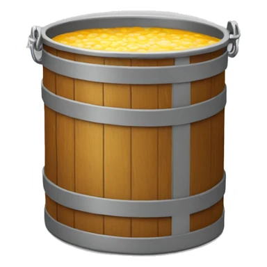 6 draught beer bucket sticker