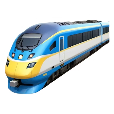 Passenger Train - New Intercity Fleet (Mariyung) (Model Year: 2023) (Iconic Colour: Blue and yellow) sticker
