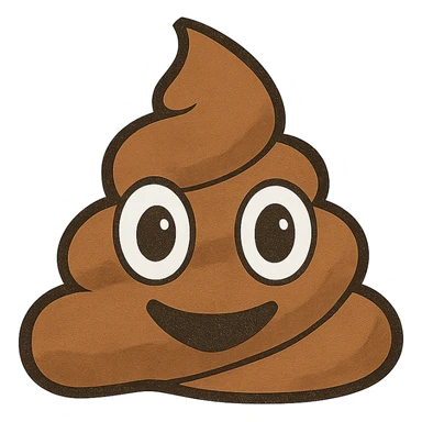 cute poo emoji sticker