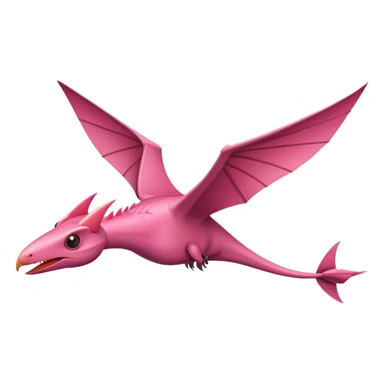 pink pterodactyl sticker