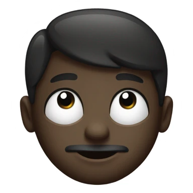 Black standard AmBully with small spot on his chin sticker