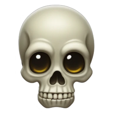 Goofy ahh weird, funny, cringe one skull sticker