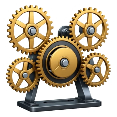 mechanical rotary device sticker