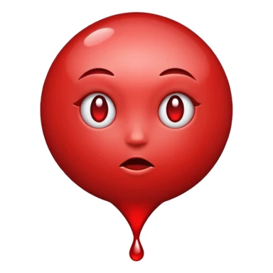 drop of blood sticker