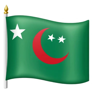 Kashmiri flag  sticker