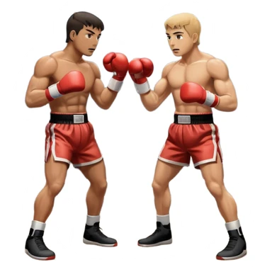 round two fight sticker