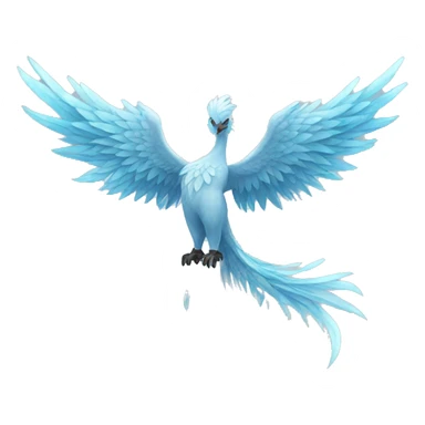 entire ice phoenix sticker