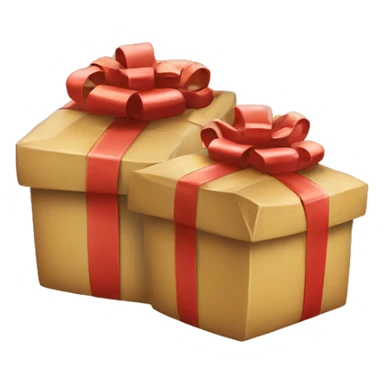 Two gift packages sticker