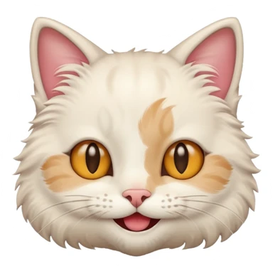 A smile meowing sticker