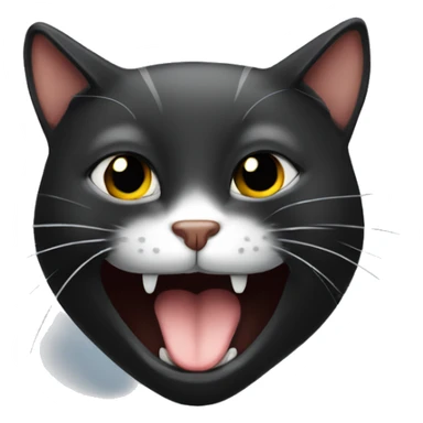 Gato negro amor sticker