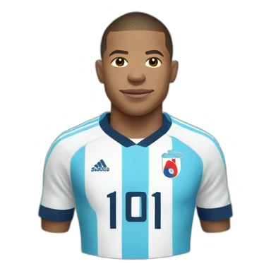 mbappe in Marseille sticker