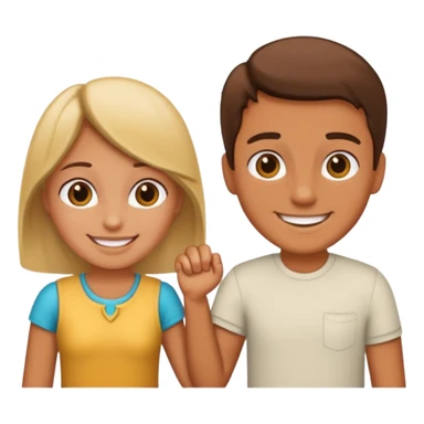 public display of affection, two people holding hands sticker