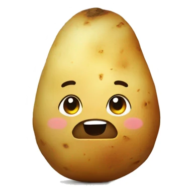 Cute potato sticker