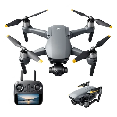 Emoji d’un drone dji mini 4 pro sticker
