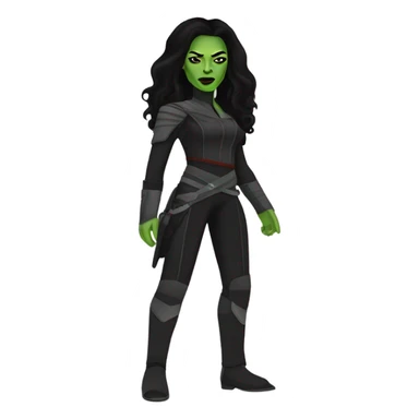 gamora klingon B'Elanna Torres full body sticker