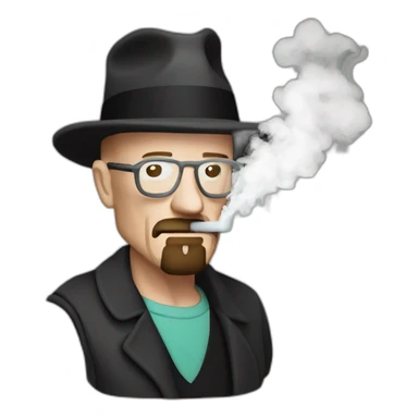 Heisenberg vaping sticker