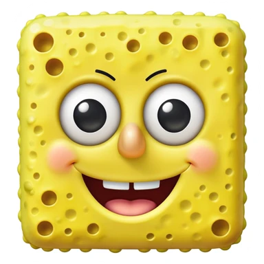 iconic SpongeBob SquarePants sticker