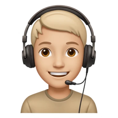 headphone wearer
 sticker