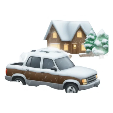 Snow blizzard  sticker