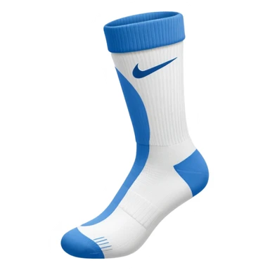 long white Nike sock, simple, clean and minimal sticker