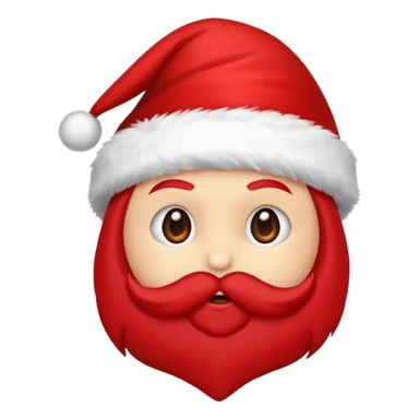 Fiocco di Natale morbido rosso sticker