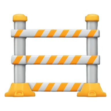 Construction barrier sticker