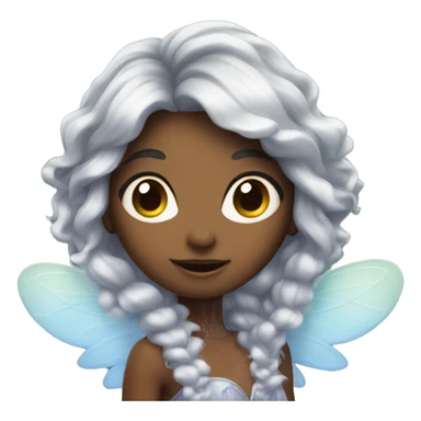 siren fairy with long hair  sticker