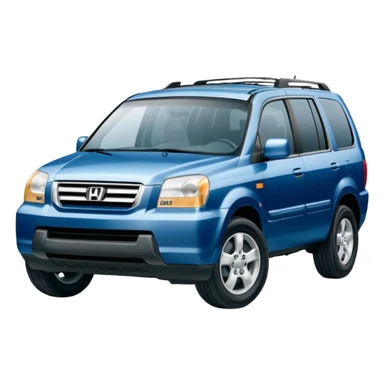 Blue 2004 Honda pilot  sticker