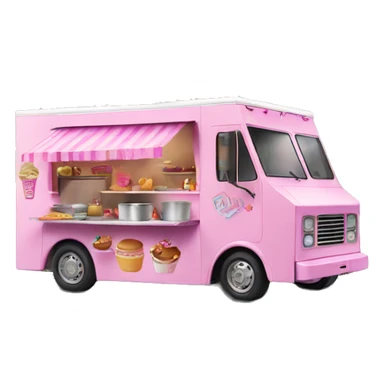 Barbie’s house dream food truck  sticker