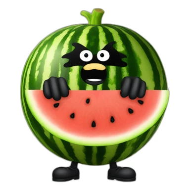 golliwog watermelon sticker