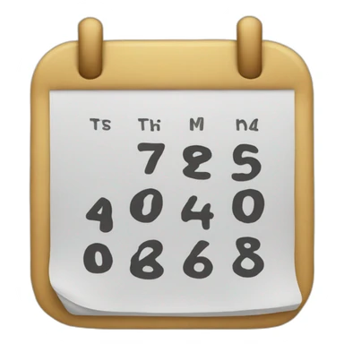 calendar march 8,9,10 sticker